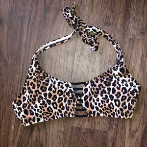 VS PINK leopard Bikini top 🐆
